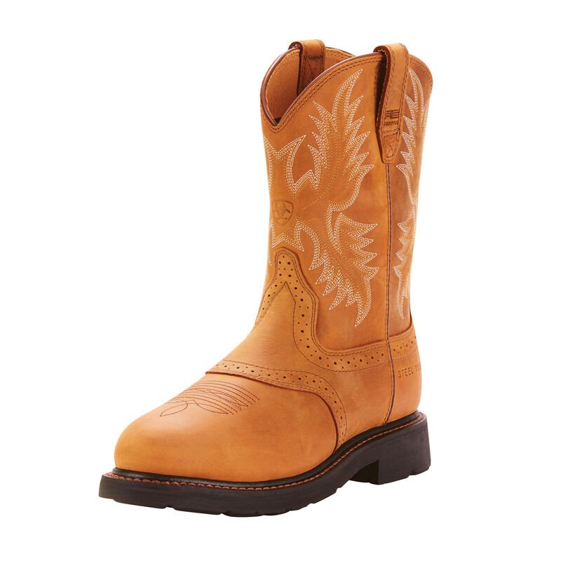 Ariat Work: Sierra Saddle Steel Toe Zapatos de Seguridad Hombre - Marrones (JDCYF4623)